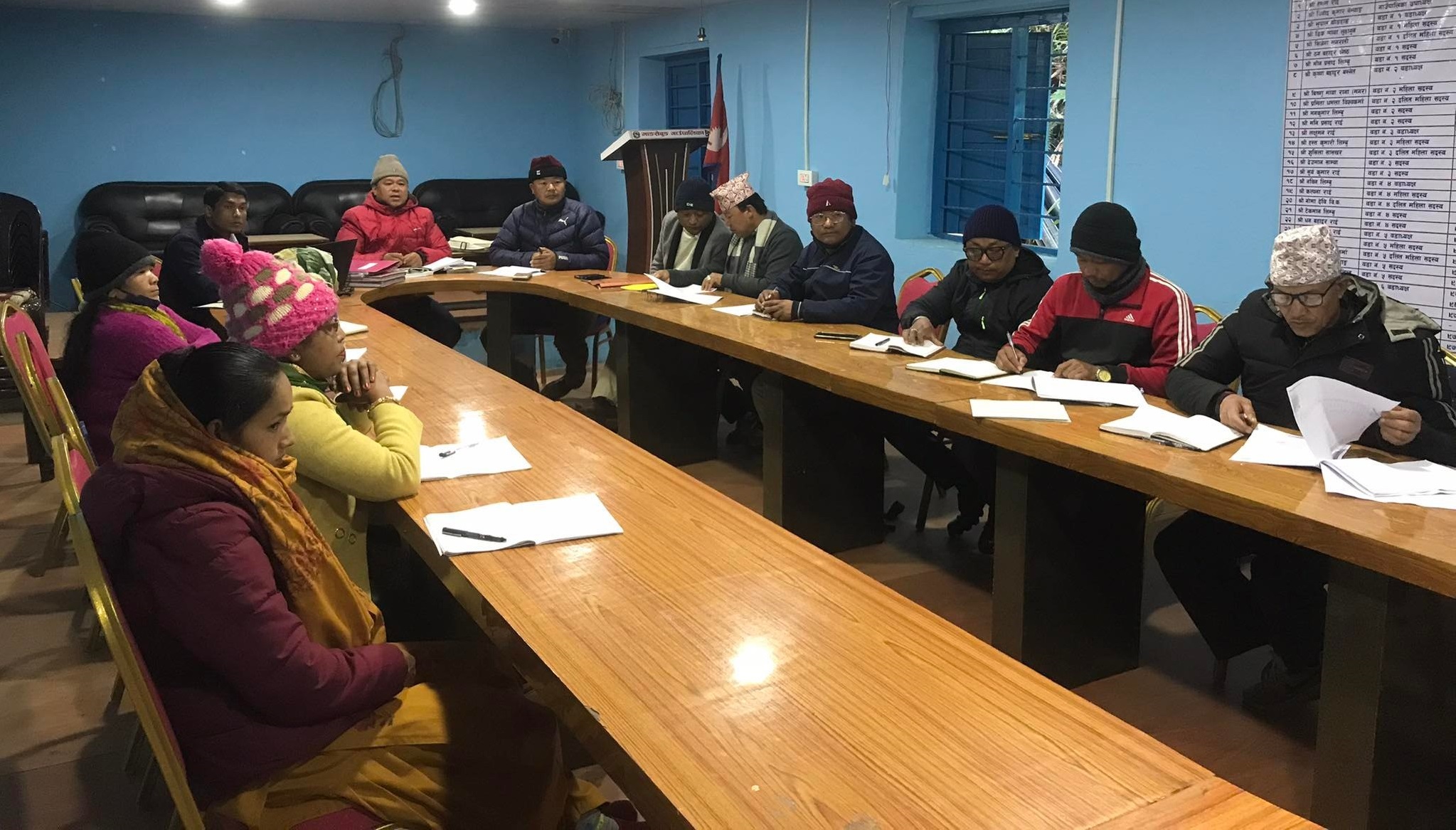 माङसेबुङ गाउँपालिकामा ६ वटा समिति गठन एवम पुर्नगठन