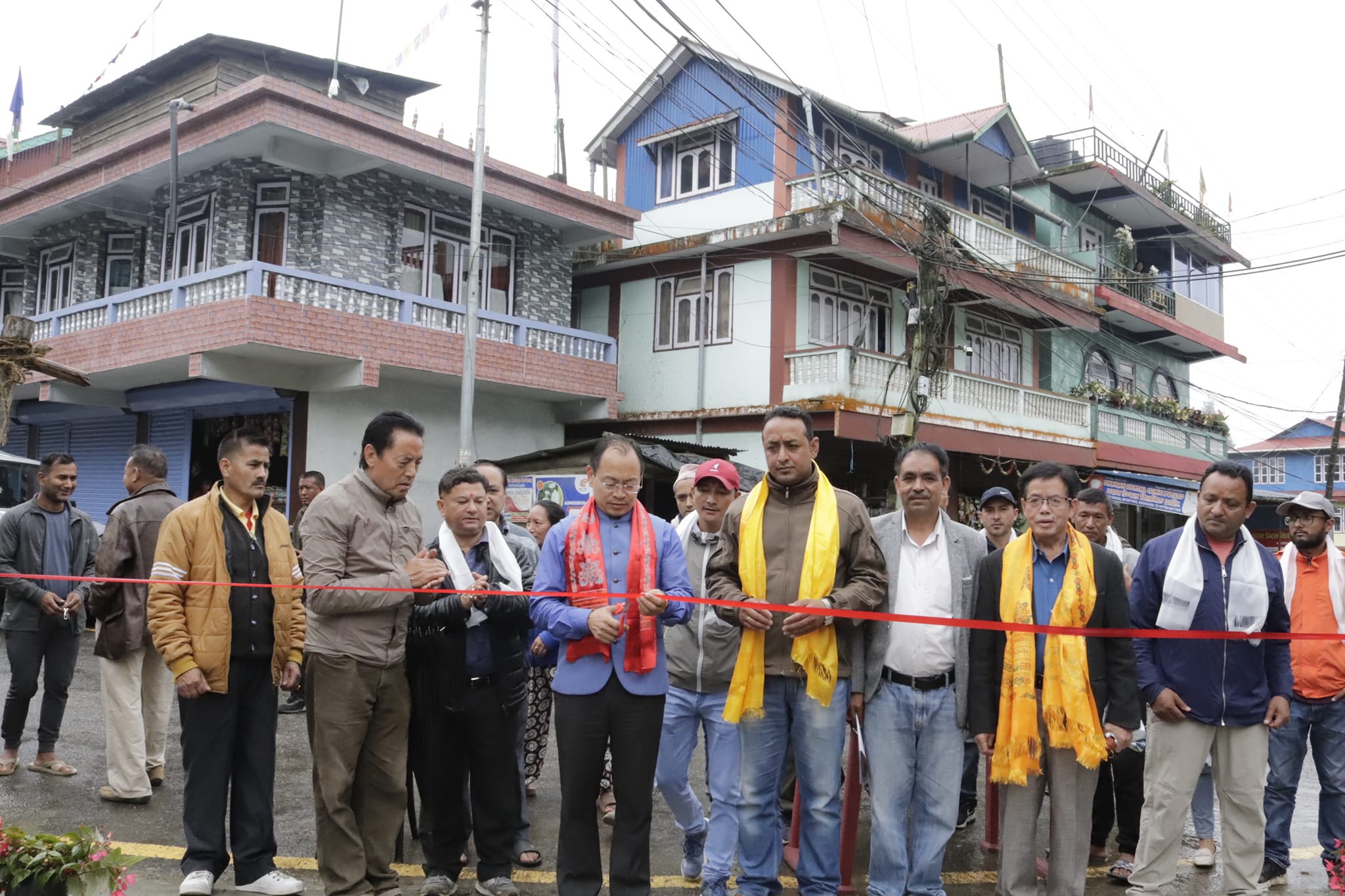 पशुपतिनगर–मानेभञ्ज्याङ जोड्ने सडक उद्धघाटन