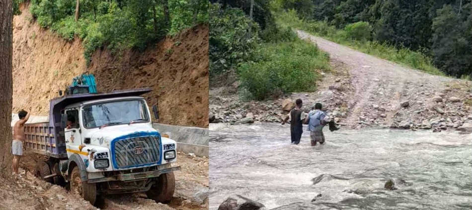 मेची करिडोरको निर्माणकार्य सुस्त गतिमा, कालोपत्रे सडकमा यात्रा गर्ने इलामेलीको सपना अधुरै
