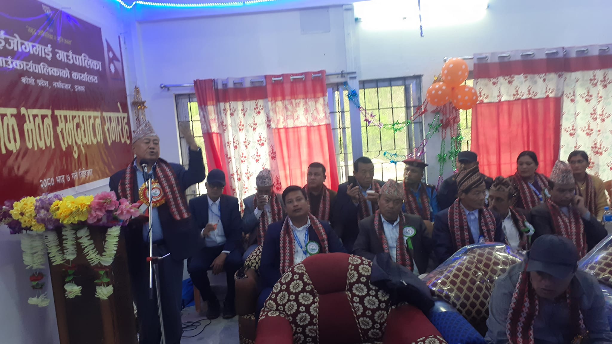 प्रदेश सरकारको बजेटमा निर्माण भएको माईजोगमाईको भवन उद्धघाटन