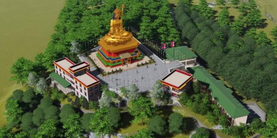 १५ करोडको लागतमा रोङमा बौद्ध गुम्बा निर्माणको थालनी (फोटो फिचर)