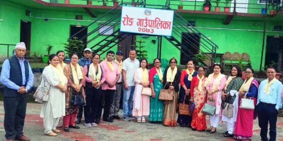अनुभव आदानप्रदानका लागि झापाका १५ पालिकाका उपाध्यक्ष र उपप्रमुख इलामको रोङ गाउँपालिकामा