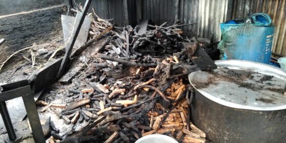 लालीखर्कको मिना दुधडेरीमा आगलागी, ३० लाख बराबरको क्षति