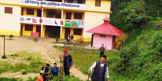 फाकफोकथुममा जनतासंग माओवादी रूपान्तरण अभियान,बृक्षारोपण तथा सरसफाई (तस्बिरहरु)