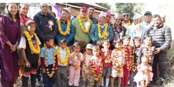 माङसेबुङ गाउँपालिका-३ रतुवाबैंसीमा बाल विकास केन्द्र स्थापना
