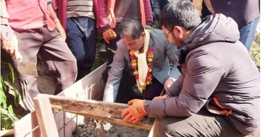 साखेजुङमा करोड लगानीमा सिँचाइ कुलो बन्दै