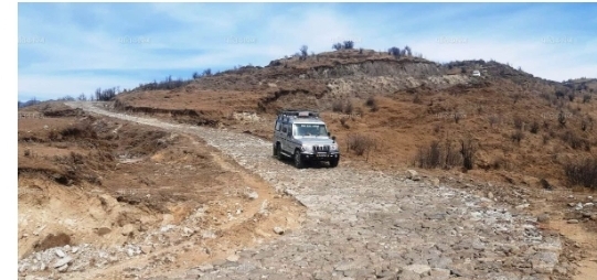 माइजोगमाईका पर्यटकीय सडक सहज बनाइँदै