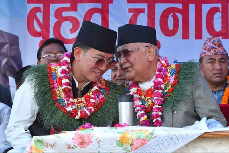 अन्तिम सभामा ओलीले सुहाङलाई भने, ‘अब संसद् भवनमै भेटौँला’