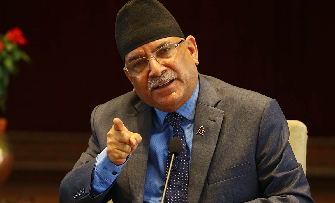 गिरिबन्धु, यती, ओम्नी र वाइडबडीका भ्रष्टाचार काण्ड यसै छाडिन्न : प्रचण्ड