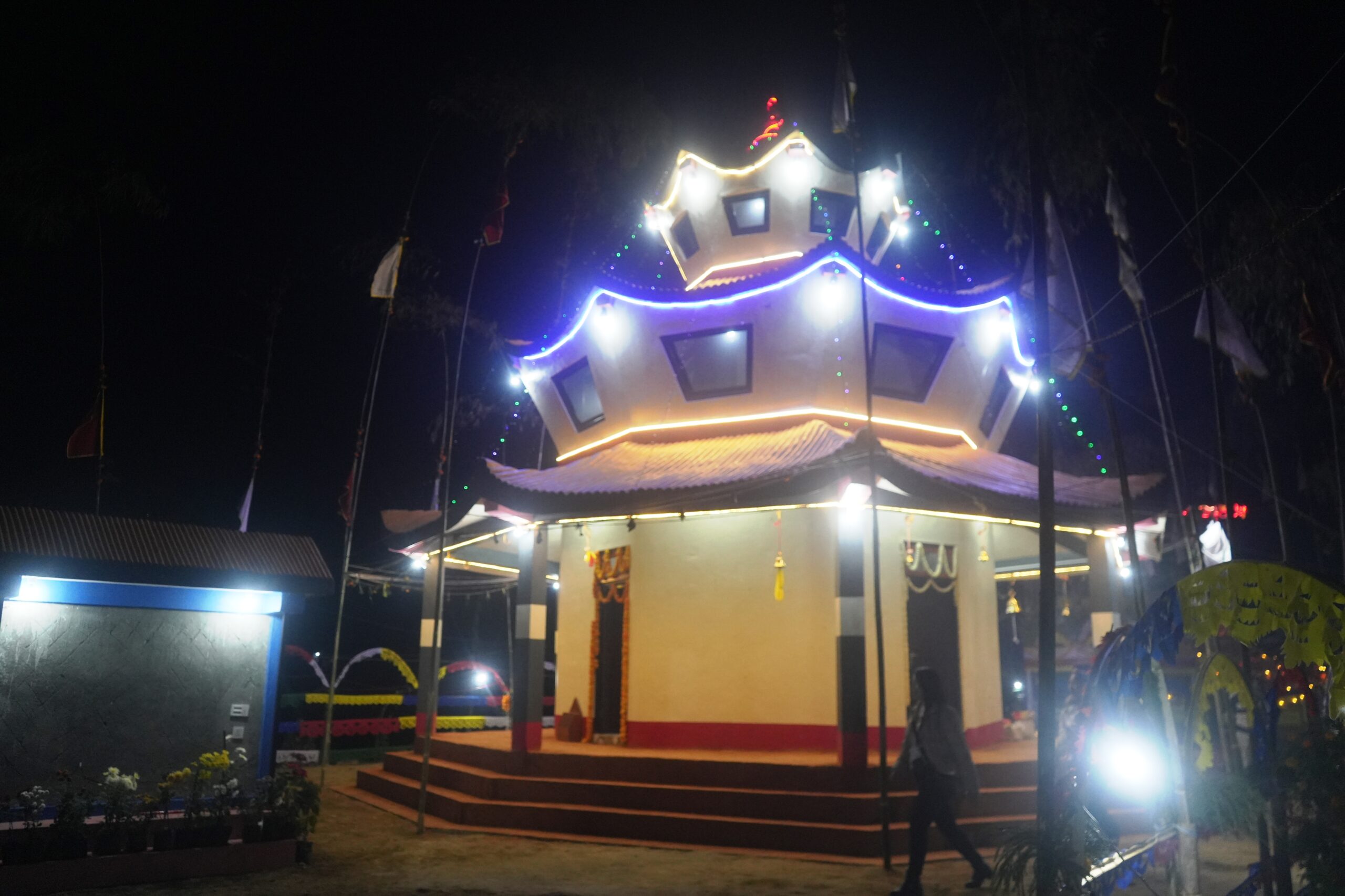फाल्गुनन्दको १ सय ४० औँ जयन्तीमा धर्मअनुयायीको सन्दकपुर ४ को माबुमा  बाक्लो उपस्थिति 