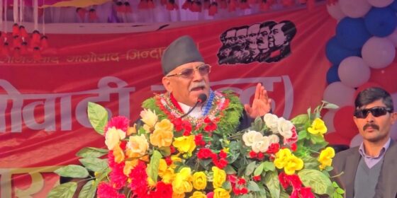 माओवादी केन्द्र पहिलो पार्टी बने भ्रष्टाचार जरैबाट उखेलिने छः प्रचण्ड