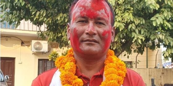 माेरङकाे ग्रामथानमा माओवादीका माझी निर्वाचित