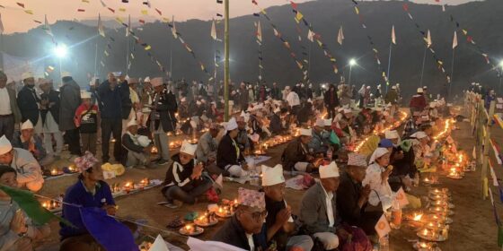 माङसेबुङमा धार्मिक पर्यटकको घुँइचो