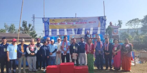 माई राष्ट्रपति रनिङ सिल्ड प्रतियोगितामा कन्काई मावि प्रथम