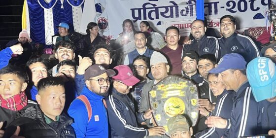२२ स्वर्ण पदक सहित इलाम नगरपालिका प्रथम