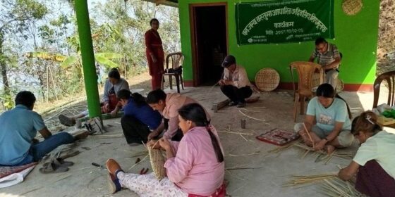 इलाममा बाँसका सामाग्री बनाउने तालिम सम्पन्न