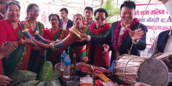नौमती बाजा संरक्षणमा जुट्दै चुलाचुली गाउँपालिका