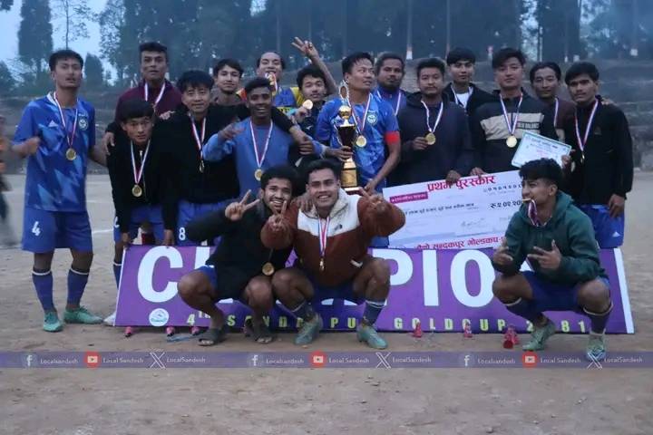 आयोजक देउरालीलाई हराउँदै डिफेन्डिङ च्याम्पियन डाँगीहाट बिजयी