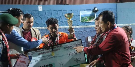 इलाममा प्रथम कोशी प्रदेश स्तरीय मेयर कप ब्याडमिन्टन सम्पन्न