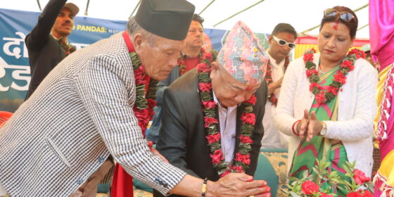 रेडपाण्डा संरक्षणको सन्देश दिन सन्दकपुरमा पदमार्ग र महोत्सव