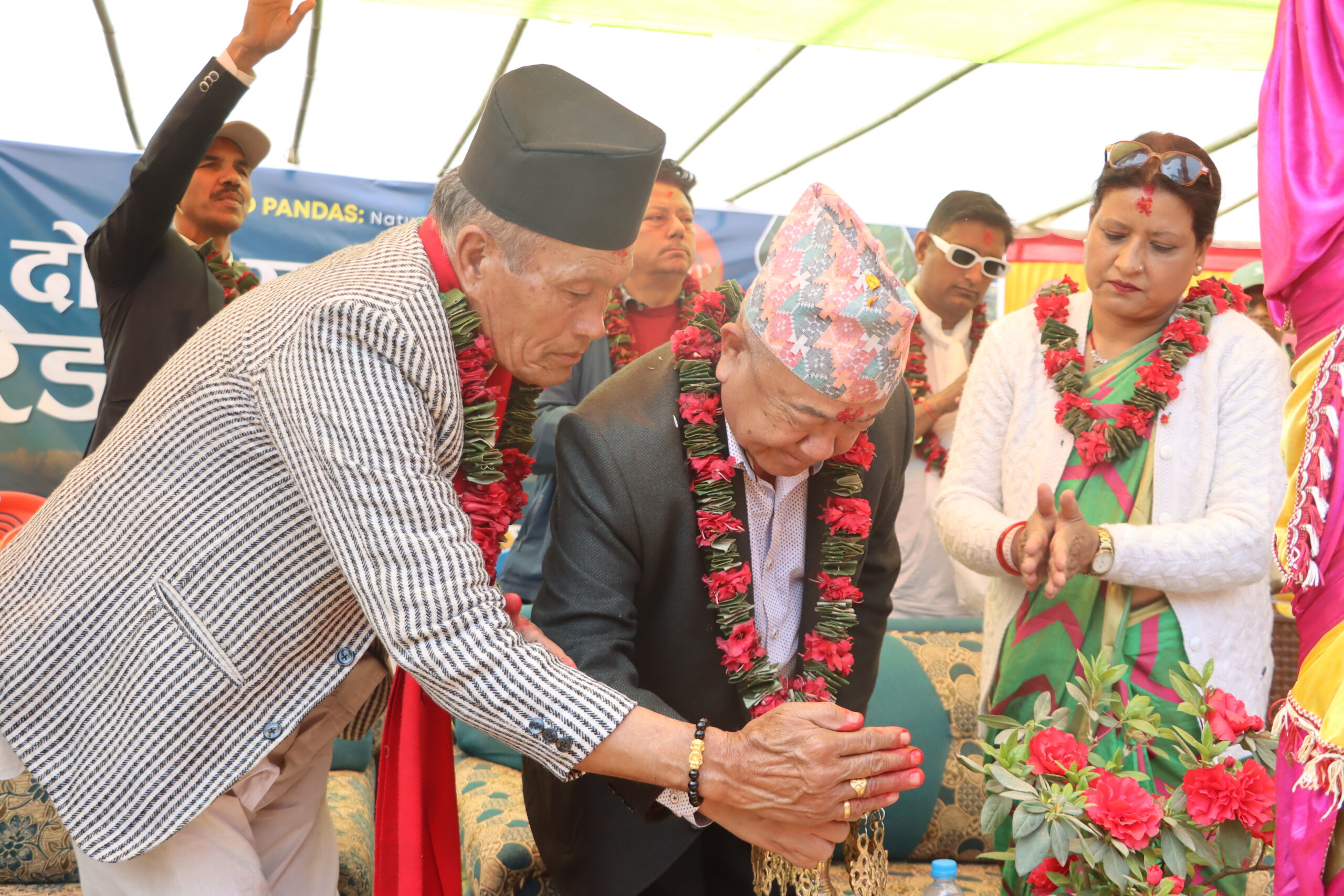 रेडपाण्डा संरक्षणको सन्देश दिन सन्दकपुरमा पदमार्ग र महोत्सव