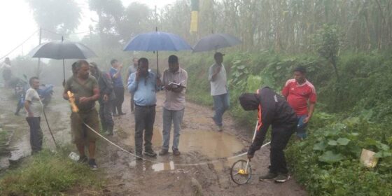 सन्दकपुर–५ मा तालगाँउदेखि धुवाँखोला जोड्ने सडकको डिपिआर सुरु