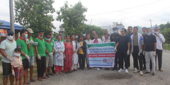 सरसफाइ अभियानमा जुटदै चुलाचुली गाउँपालिका