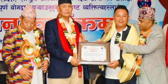 पत्रकार रमेश समदर्शी सम्मानित