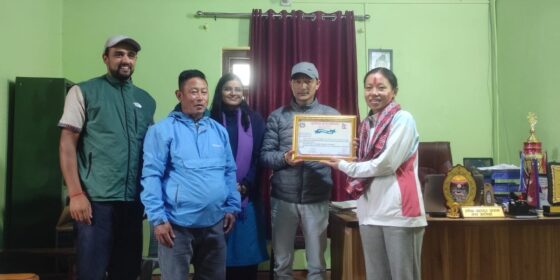 जर्मनीमा ब्याडमिन्टन खेलेकी सुब्बालाई सूर्योदय नगरपालिका–३ को सम्मान