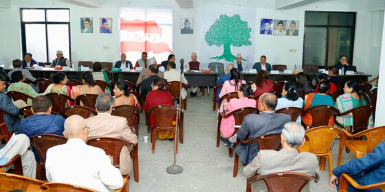 कांग्रेस केन्द्रीय समिति :  नियमित महाधिवेशनमा जोड, पार्टीलाई चुनावमा केन्द्रित गर्नुपर्ने