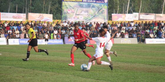 मिना र रेखाको गोलमा चर्च ब्बाइज माथि पुलिस ८-० ले बिजयी