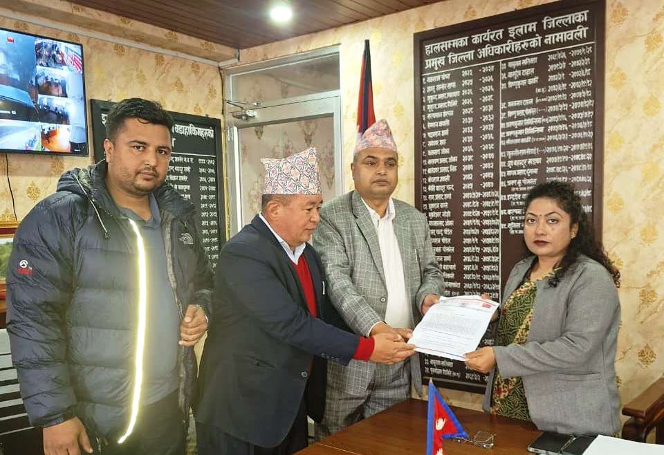 विपत पुन: निर्माण प्राधिकरणको शाखा इलाममा स्थापना गर्न एमालेको माग