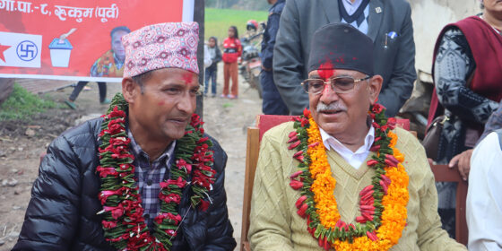 क्रान्तिको आधारभूमिलाई विकासको नमुना बनाउँछौँ : प्रचण्ड