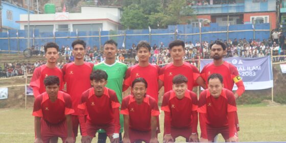 रेडहर्स इलामले चाराली गोल्डकपको उद्घाटन खेलमा दार्जिलिङसंग प्रतिस्पर्धा गर्ने