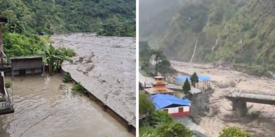 गण्डकीमा बाढी–पहिरो : १४ जनाको मृत्यु, घरहरू डुबे, केही बेपत्ता